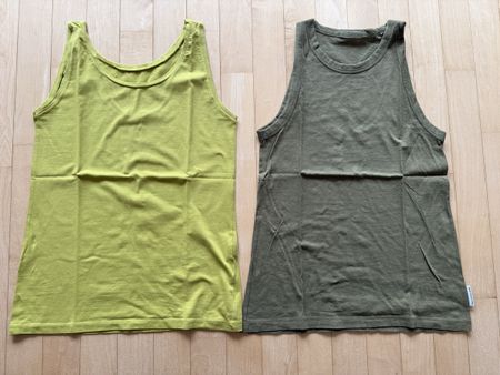 2 Shirts (1 x T-Shirt Marc O'Polo Denim) olivgrün & senfgrün