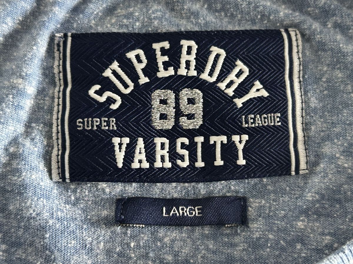 Superdry T-shirt: Superdry T-Shirt Grösse L Grau  – Usato da Wolhusen venduto da eve_m6cg 3