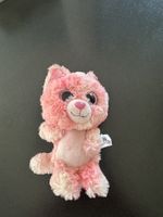 Plüschtier Katze Glubschi rosa weiss guter Zustand