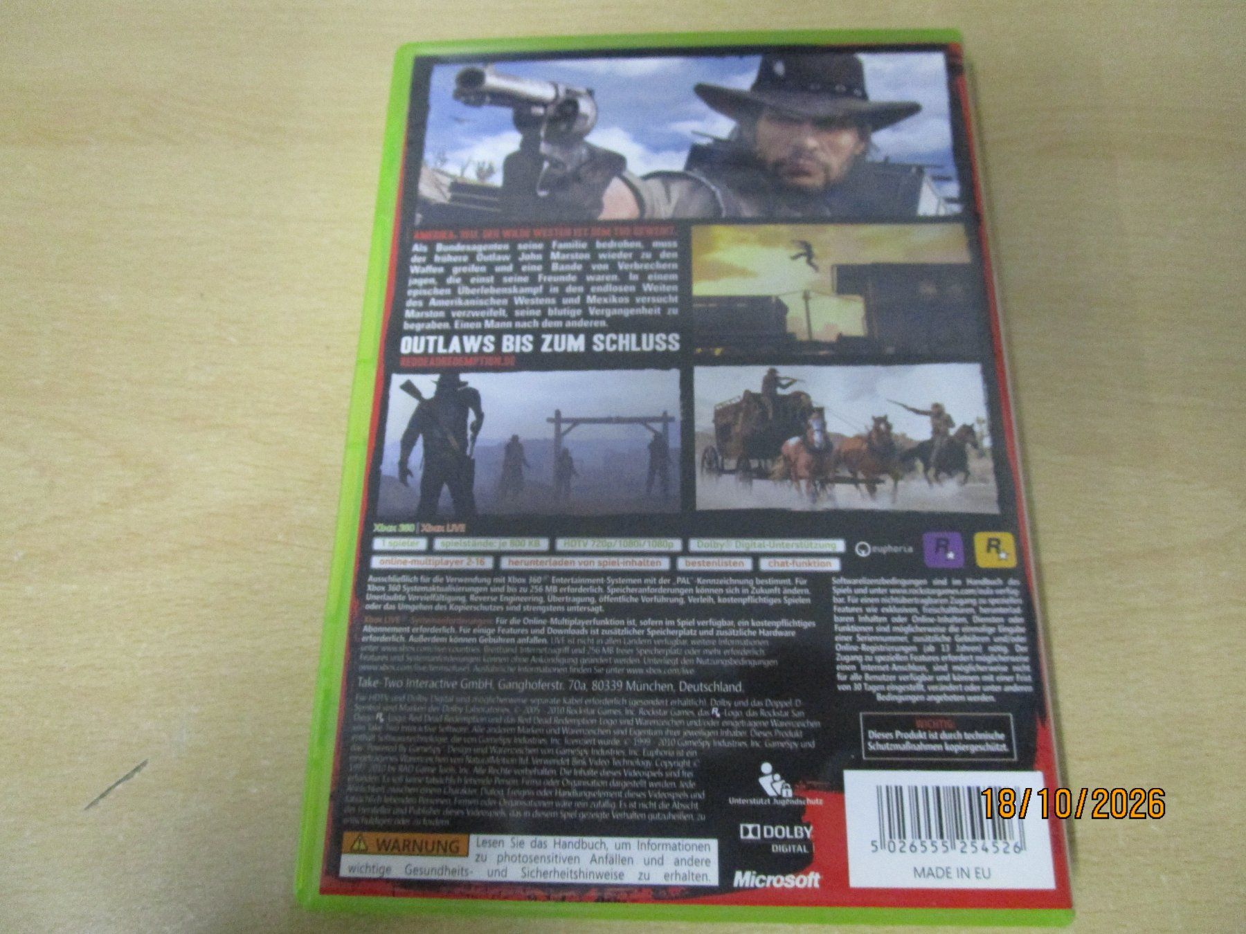 Microsoft Giochi: Red Dead Redemption Xbox 360 Xbox360 – Usato da Goldau venduto da agestuffer 1