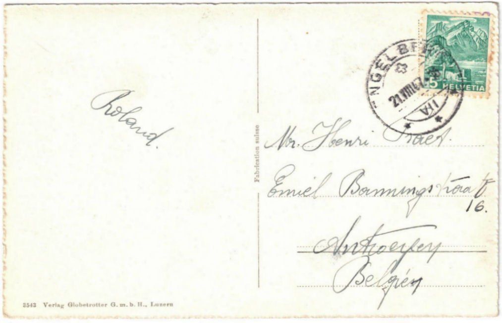 Cartoline postali: Engelberg - Luftseilbahn Gerschnialp--Trübsee – Usato da Binningen venduto da Mountainrider 1