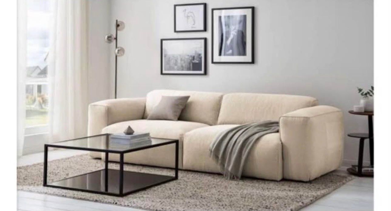 Divani: 2 Sofas 2-Sitzer Stoff hellbeige guter Zustand gebraucht – Usato da Muttenz venduto da dan_zfh7 3