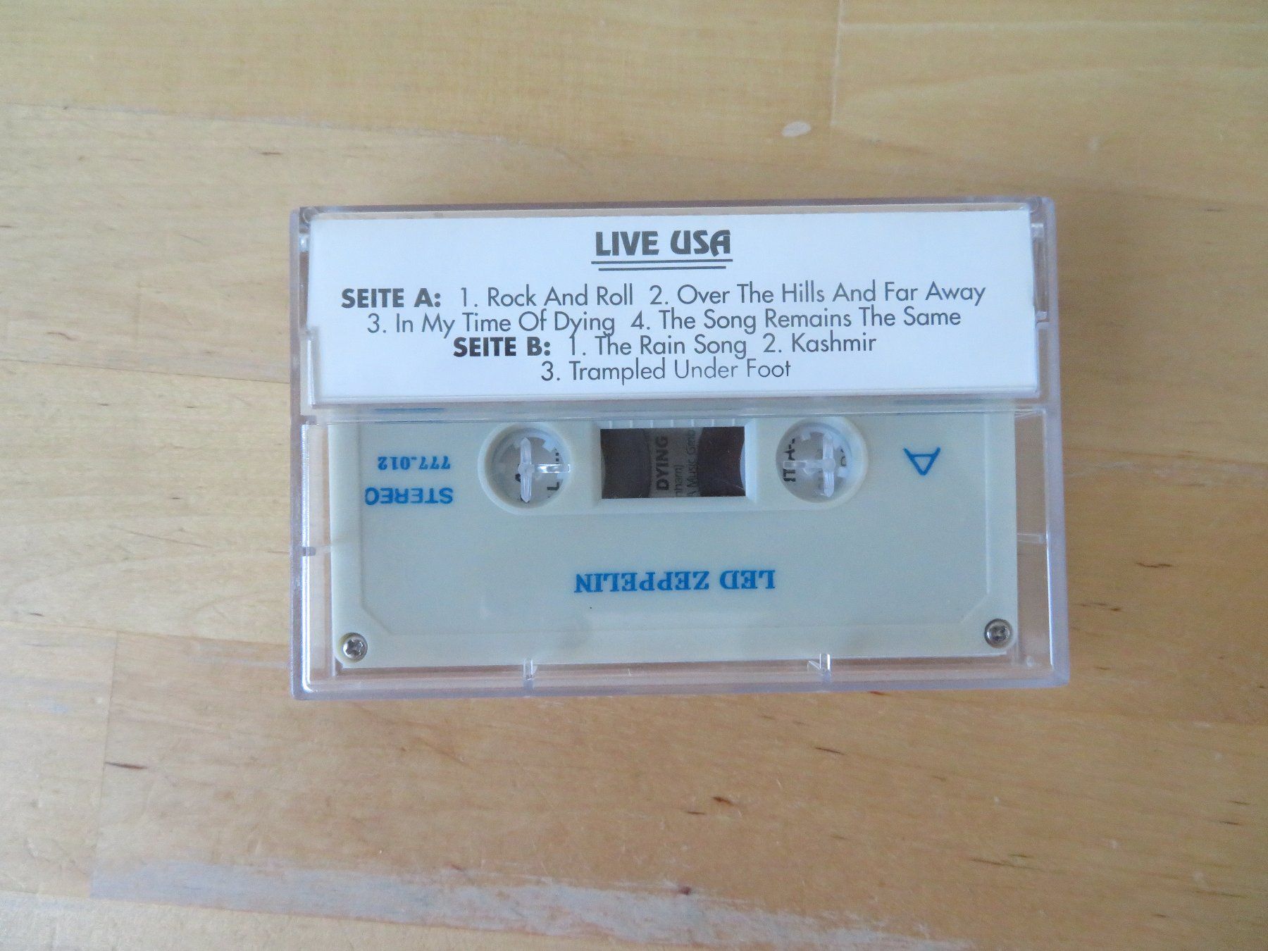 Kompaktkassetten: LED ZEPPELIN "Live USA" – Gebraucht aus zürich von Goldimmund 2
