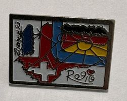 Pin Schweiz Regio Basel mit Muster guter Zustand
