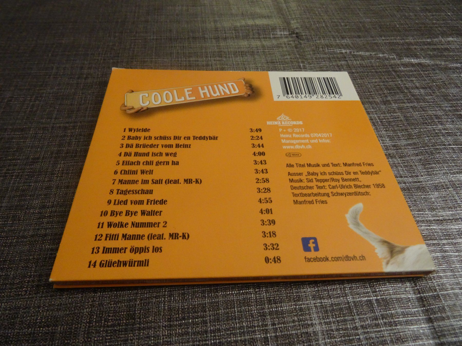 CD: Dä Brüeder vom Heinz - Coole Hund CD – Usato da Olten venduto da Disc-Ausverkauf 1