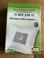 Staubsaugerbeutel DIV 350 für Dirt Devil AEG Progress 4 Stk