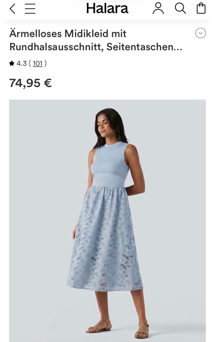 Halara Vestiti: Kleid – Nuovo e nell'imballaggio originale da Hägglingen venduto da mar_5ml9 2