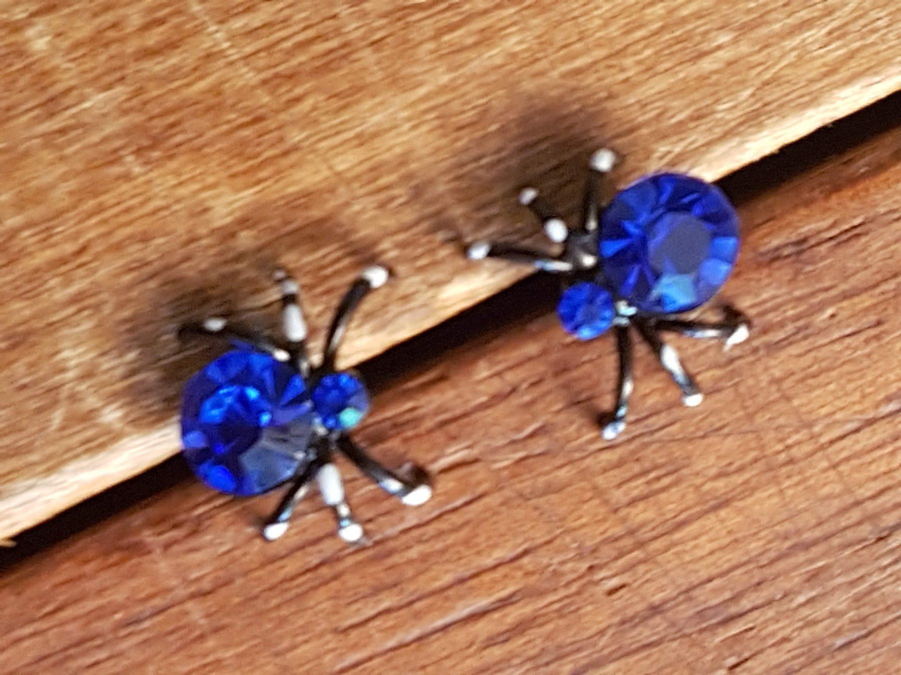 Orecchini pendenti & Orecchini a lobo: Ohrstecker blau facettiert Käfer – Nuovo (secondo la descrizione) da Ettingen venduto da Maranathatalitha