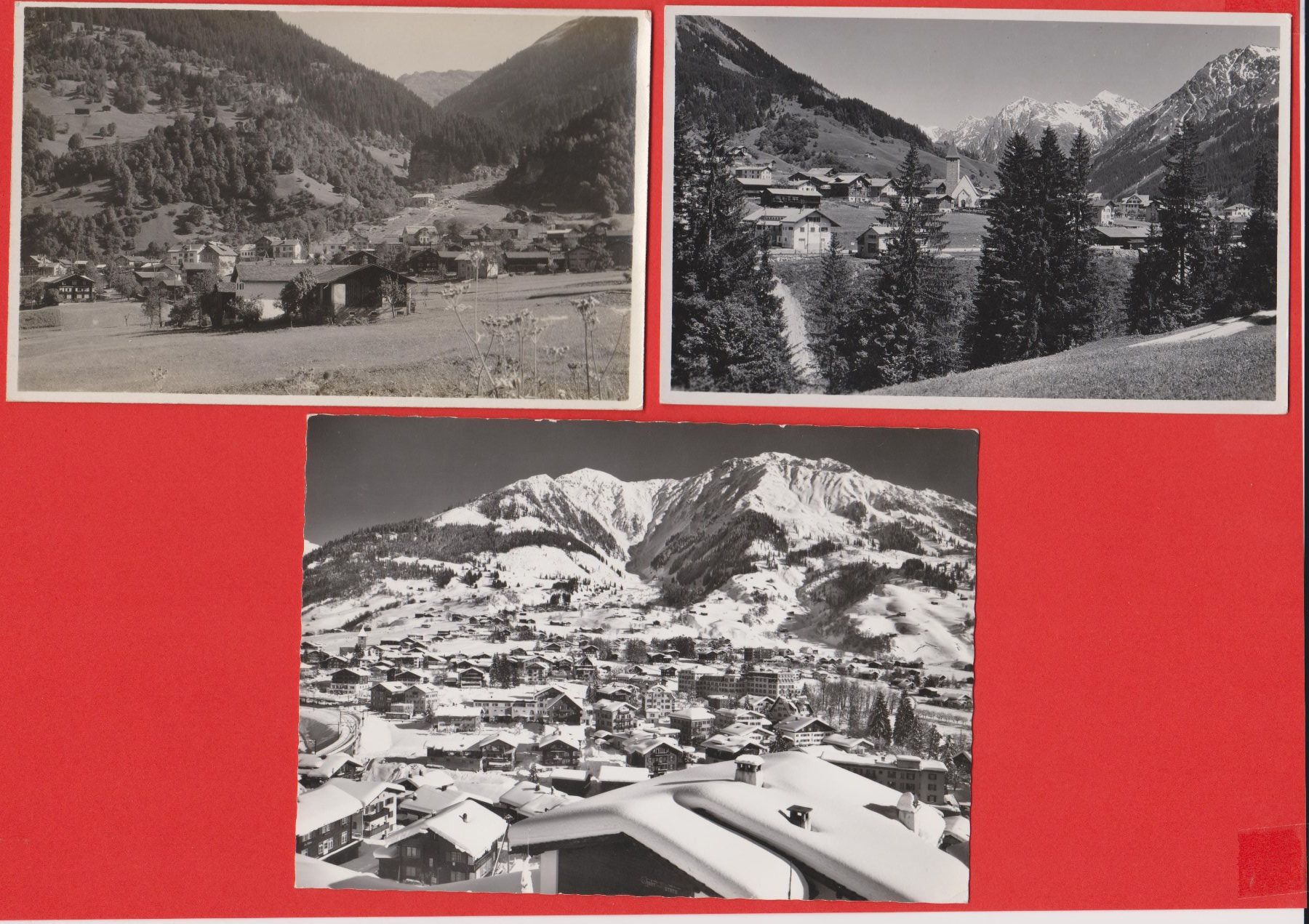 Ansichtskarten: Klosters   -   3 alte Ansichtskarten – Gebraucht aus Vitznau von Ropaku