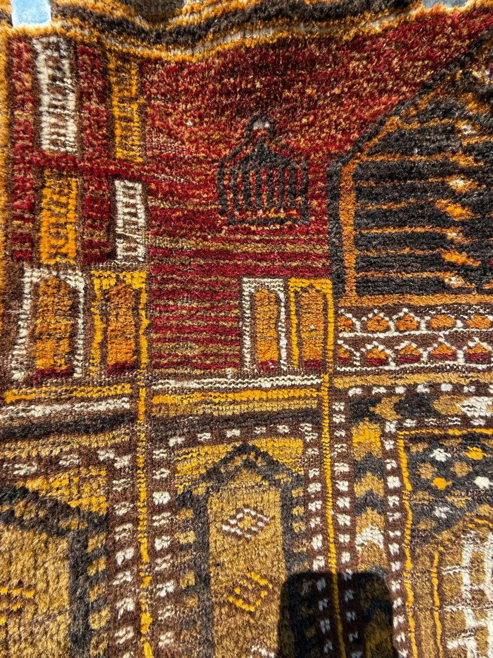 Tappeti: Baluch alter Teppich mit 3D-Effekt-Design 92x70cm sauber – Usato da Vacallo venduto da cri_229f 7