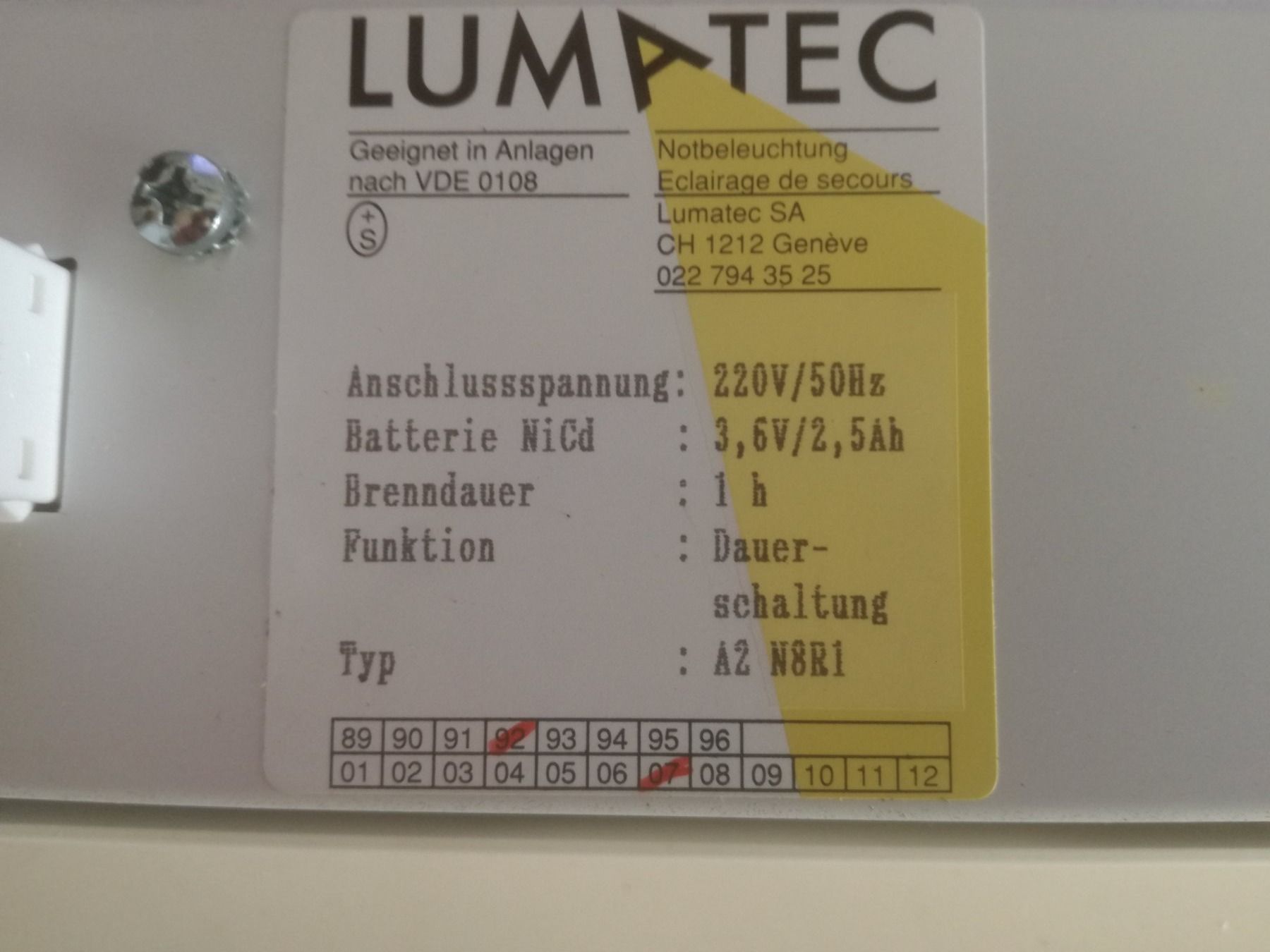 Lampade: Notleuchte LUMATEC – Nuovo (secondo la descrizione) da Sursee venduto da Ursus_LU 4