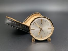 CYMA Vintage Reisewecker Swiss Made Handaufzug im Etui