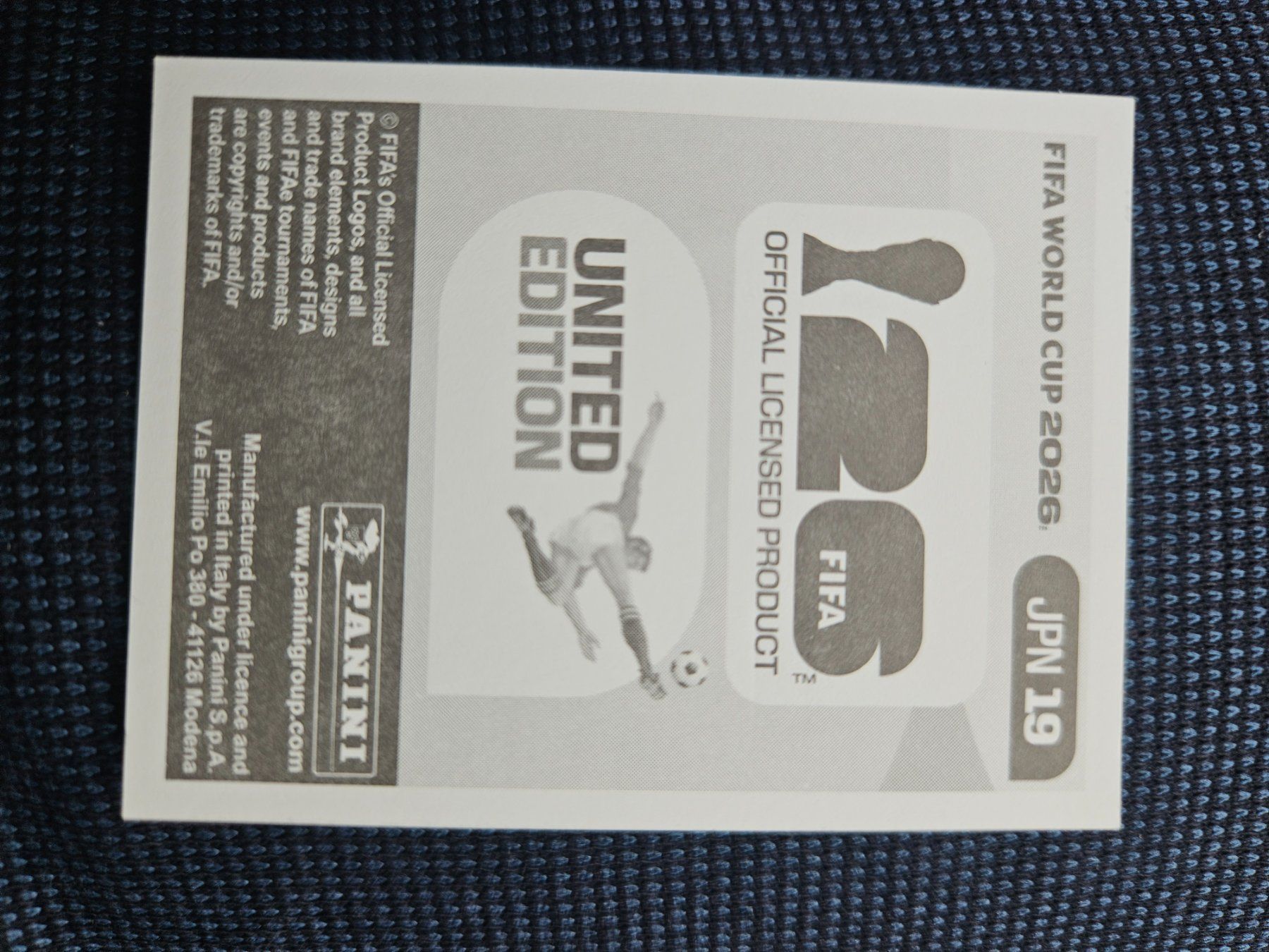 Panini Carte collezionabili: JPN 19 – Usato da Würenlingen venduto da Dinli 1