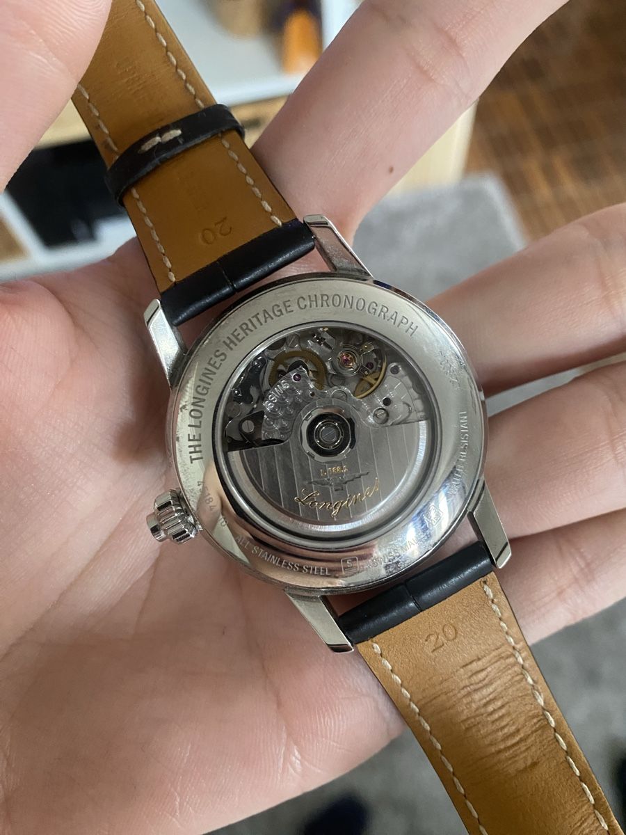 Longines Orologi: Box included - Longines Heritage Chronograph Automatic Watch – Usato da St. Gallen venduto da moh_9622 5