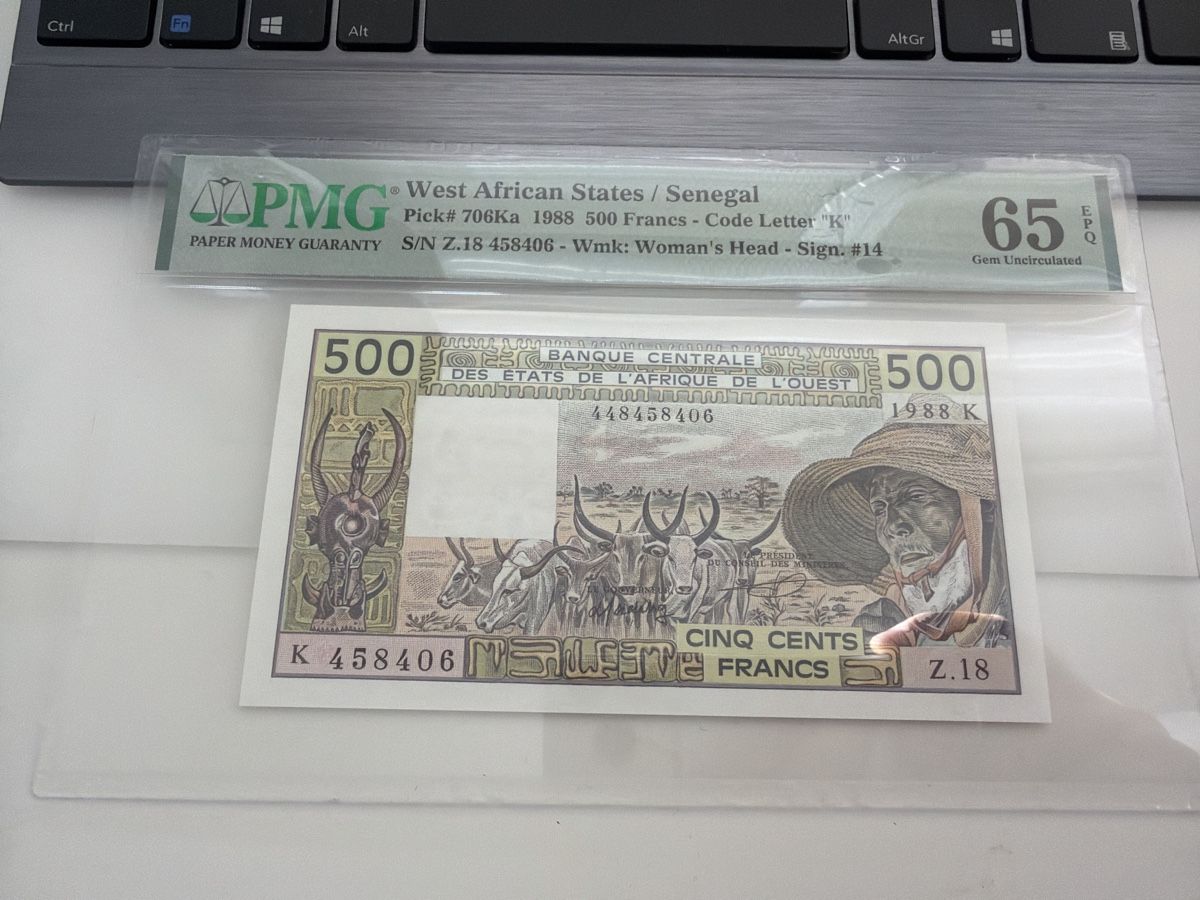 Banconote: West Afrika Senegal – Nuovo e nell'imballaggio originale da Baar venduto da Bkdmr