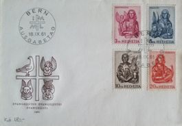 Z12) 1961, FDC Evangelisten ohne Adresse Kt. 180.-