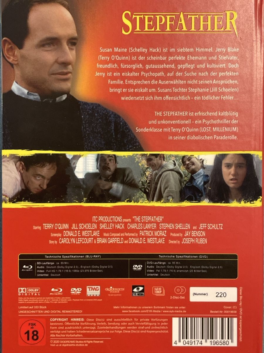 Alle DVDs: Stepfather 1 (1987)  Limited Mediabook – Neu (gemäss Beschreibung) aus Waldenburg von Gonzo8 1
