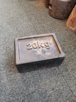 20kg Gewicht, Gewichtstein 20kg, Eckiges Gewicht, Eisengewic