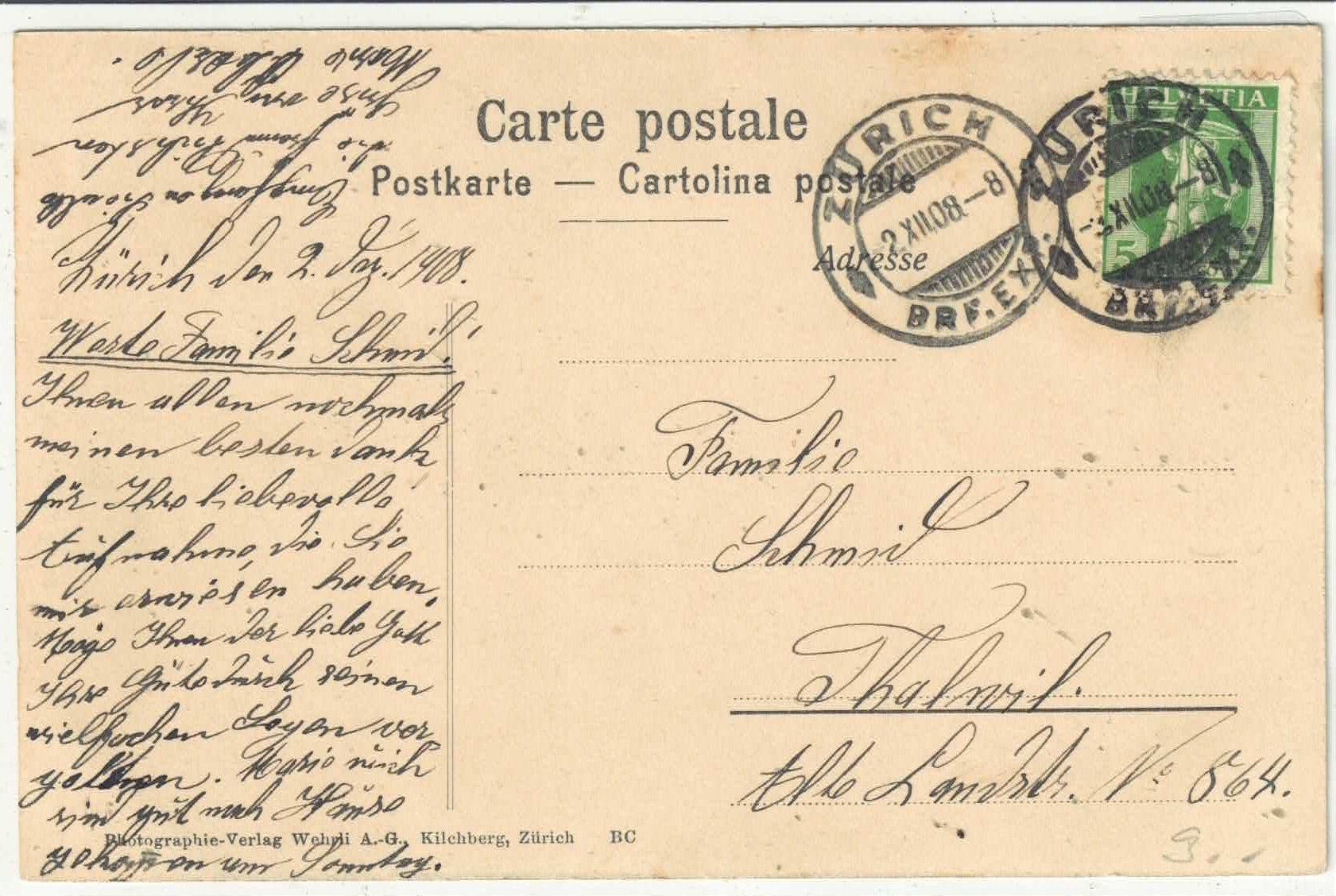 Cartoline postali: Giessbach - Hotel - coloriert – Usato da Ettingen venduto da Kartenplanet 1