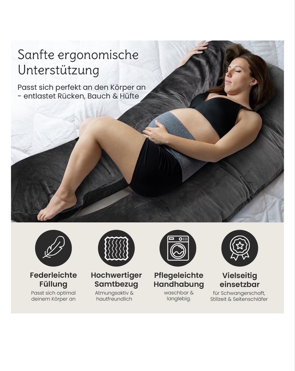Cuscini: XXL Pregnancy Pillow U-Shaped Multifunctional  – Usato da Fislisbach venduto da bat_8xdf 2