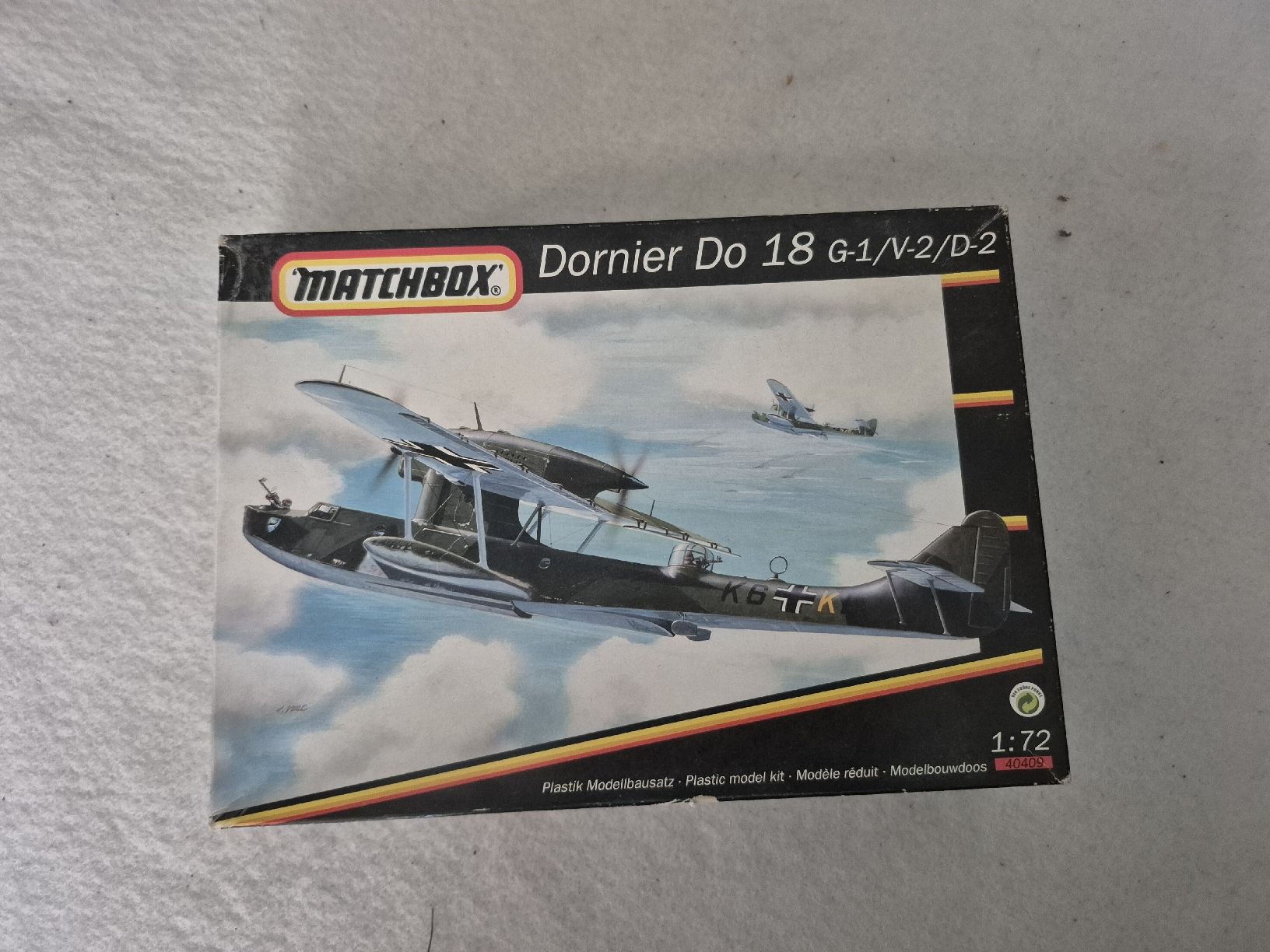 Kit di modellismo & Modellini statici: Matchbox Dornier Do 18 G-1/V-2/D-2 1:72 plastic model kit – Usato da Wald ZH venduto da recher67