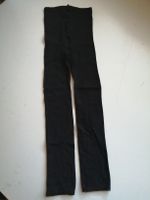 Schwarze Leggings mit Spitze Abschluss - Grösse S-M 