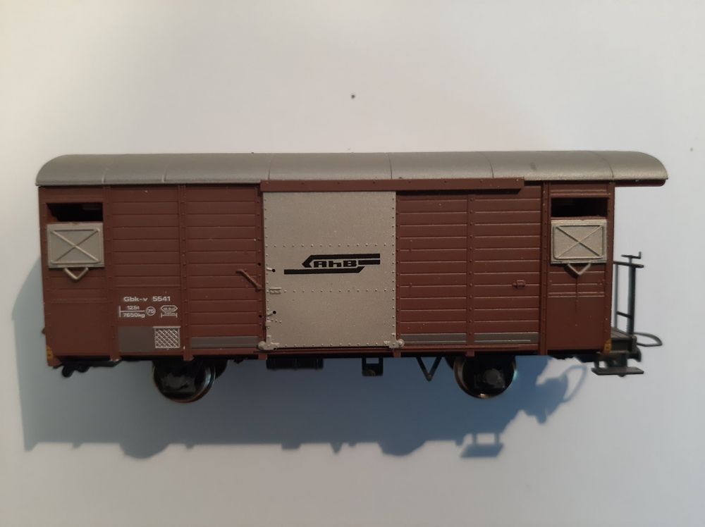 Bemo Modelleisenbahnen: Bemo H0m 7483 110 RhB Viehwagenset No 2 mit 4 Viehwagen – Gebraucht aus Thun von Schwarzsee48 5