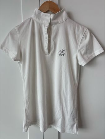 Reiter Polo kurzarm weiss Grösse S guter Zustand