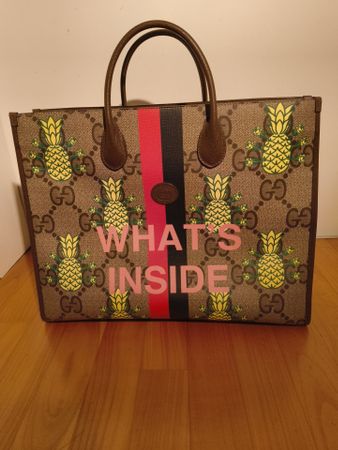 GUCCI Pineapple Tote Bag made in Italy
