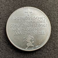 Medaille Schützenfest Neuhausen 1967 Silber