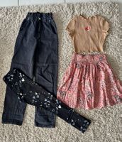 Girls' Clothes Bundle XS - Skirt, Jeans, Shirt & Leggings