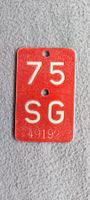 Velonummer SG 75