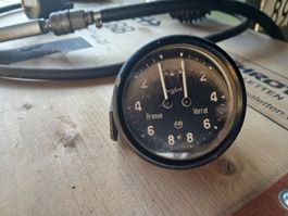 Druckluft Manometer Saurer/ Berna Bührer/ Hürlimann