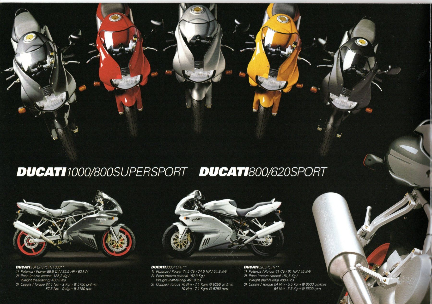 Ducati Route: Ducati - Modellprogramm 2003 - Originalprospekt – D'occasion à Malans GR par Chueche427 5