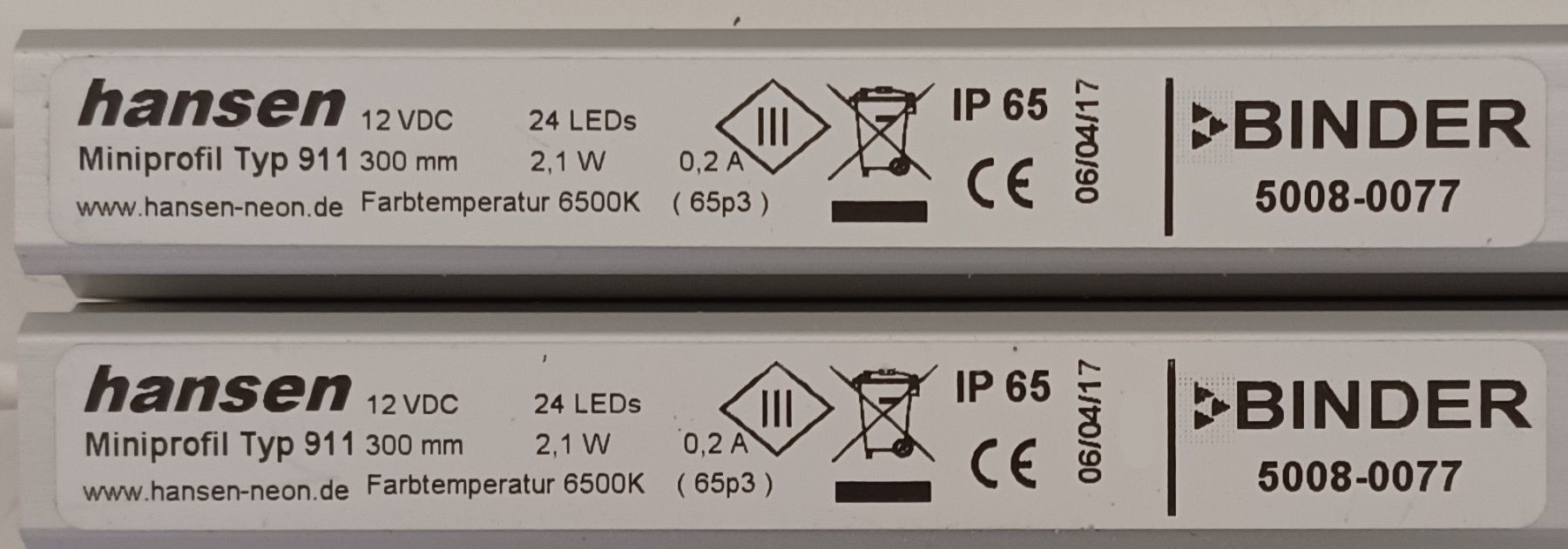 Accessori da laboratorio: Binder 8012-1719 with 5008-0077 – Usato da Niederdorf venduto da LeptonAG_Labor 5