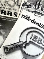 Gibbs Zahnpasta Dentifrice - 4  Werbungen/Publicités 1916/24