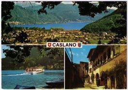 Caslano - 3 Bild AK