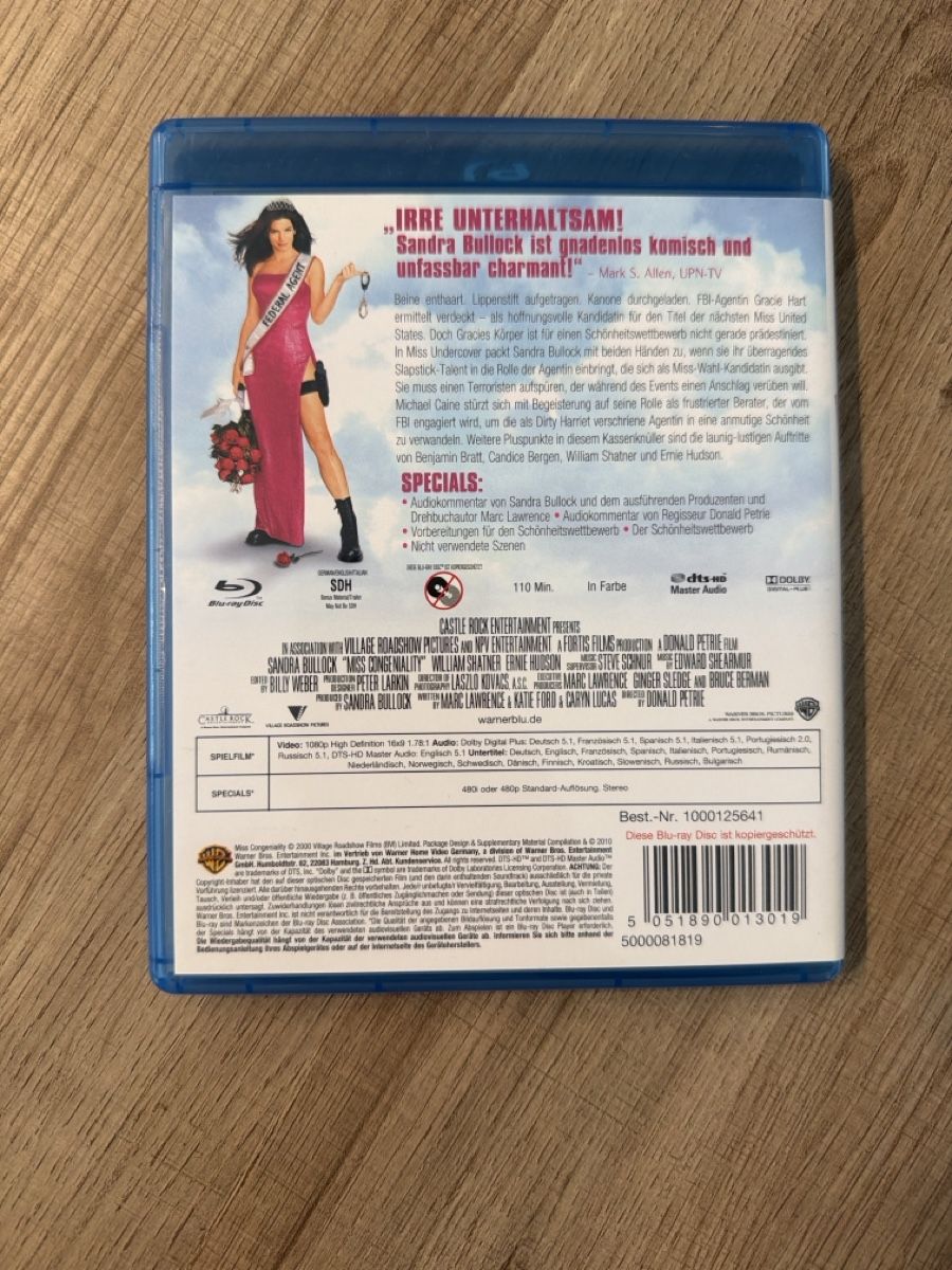 Tutti i DVDs: Miss Undercover (2000, selten) BluRay – Usato da Hagendorn venduto da masterchieff 1