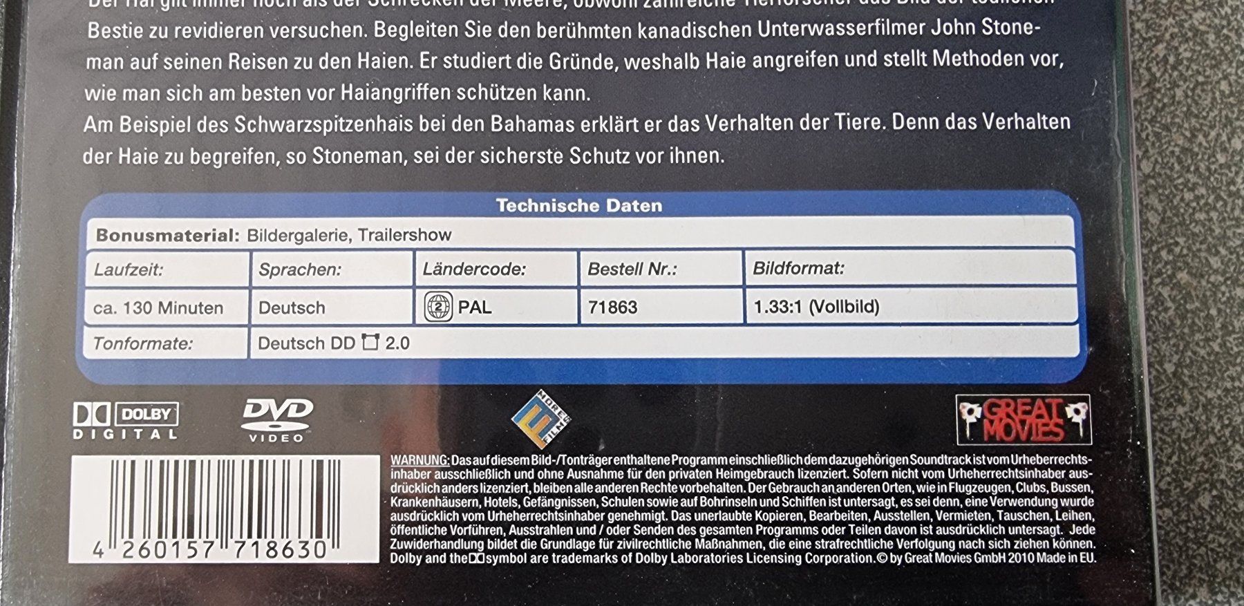 Tutti i DVDs: DVD Der Hai – Usato da Oetwil am See venduto da fineli2 1