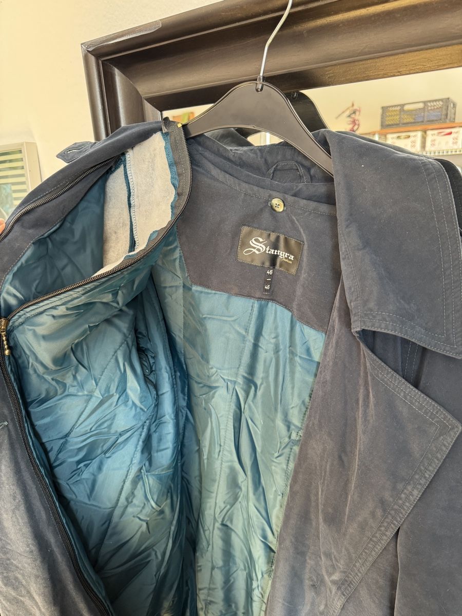 Cappotti: Trench Coat, Size 46, Dark Blue/ Turquoise – Usato da Effretikon venduto da expiredrice 3