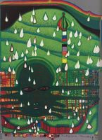 Friedensreich Hundertwasser    "Green Power"    Farboffset