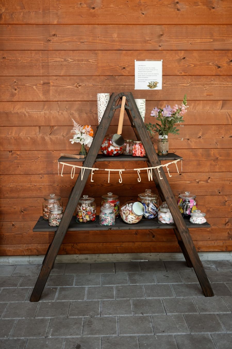 Tutte le decorazioni: Candybar - Leiter - Hochzeit Dekoration – Usato da Bremgarten AG venduto da easy01