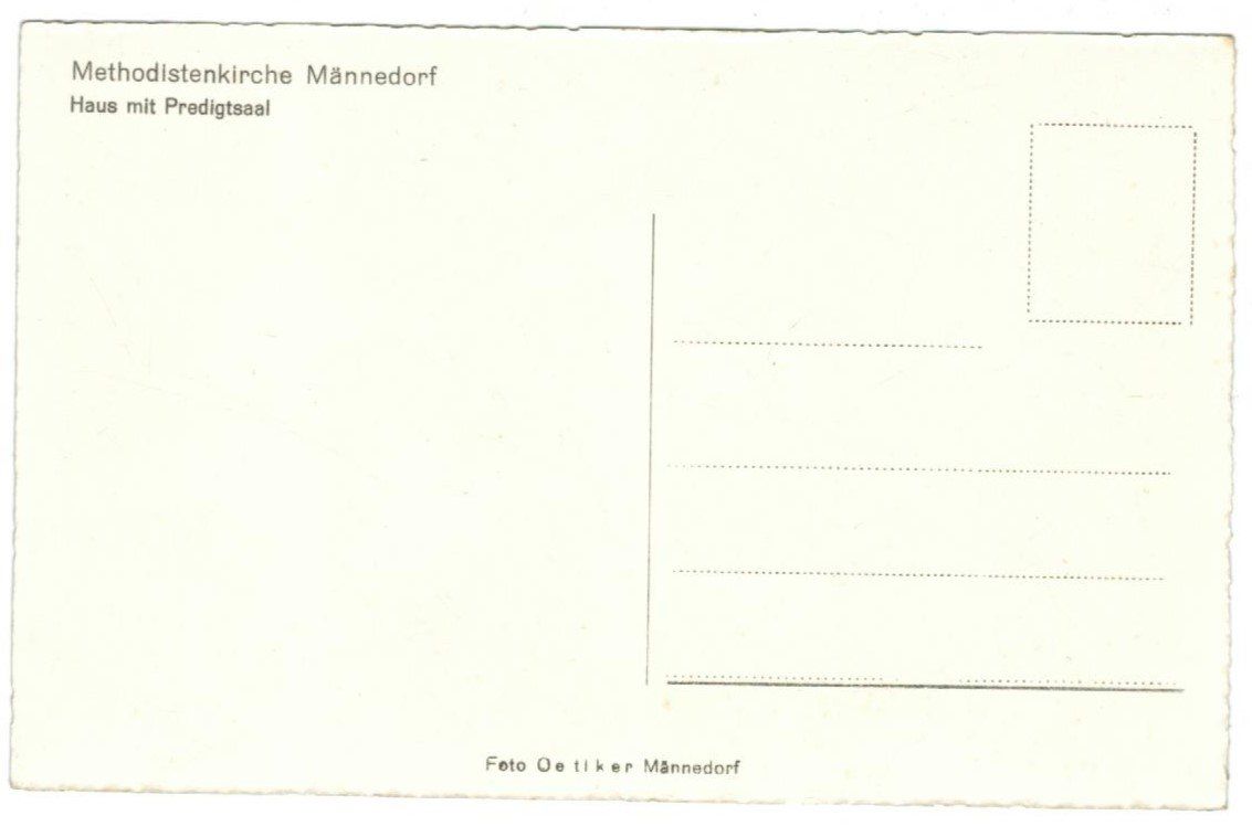 Ansichtskarten: AK Methodistenkirche Männedorf – Gebraucht aus Zürich von Tolima194 1