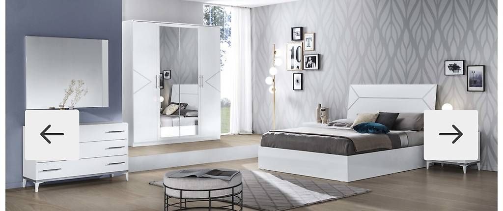 Letti: Schlafzimmer Set auch einzeln möglich – Nuovo e nell'imballaggio originale da Strengelbach venduto da rav_fmn8