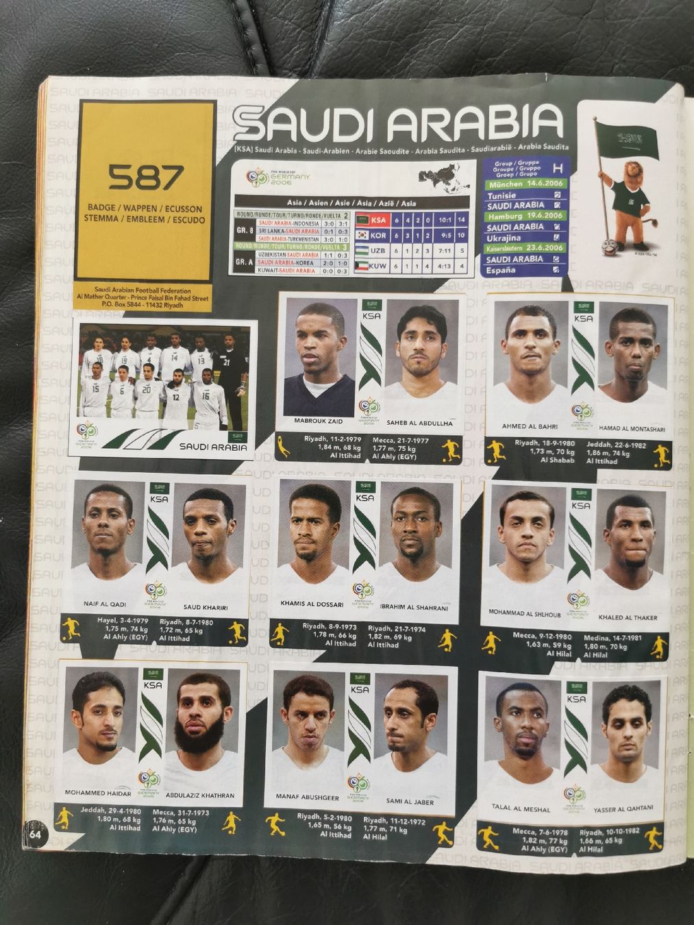 Panini Alben: FIFA World Cup Germany 2006 Sticker Album Panini – Gebraucht aus Egg b. Zürich von heikei 3
