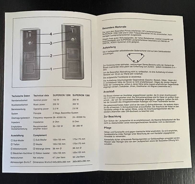 Casse acustiche: ITT HIFI Lautsprecherboxen Superion 1200  – Usato da Steffisburg venduto da brasilien81 4
