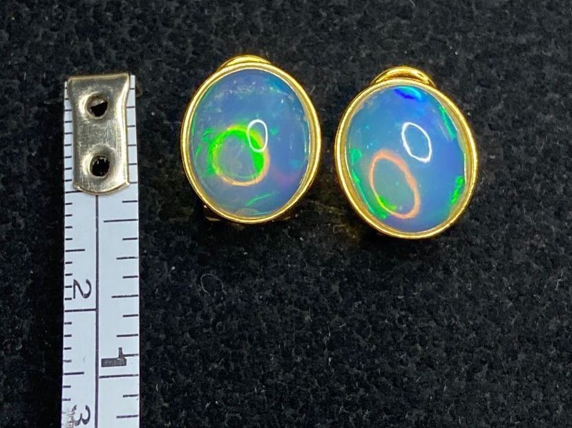Ohrringe & -stecker: Luxus Opal Ohrringe, Goldig, 925 Silber – Neu (gemäss Beschreibung) aus St. Gallen von GIULESGG 3