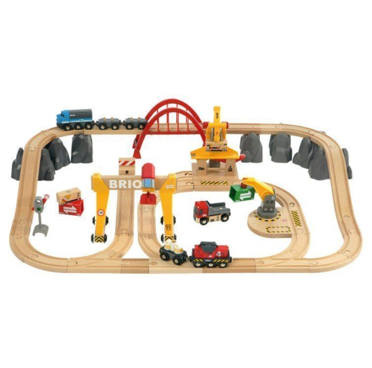 Brio Giocattoli: Brio Bahn Set Deluxe Frachten – Nuovo e nell'imballaggio originale da Schlatt TG venduto da AndrTra