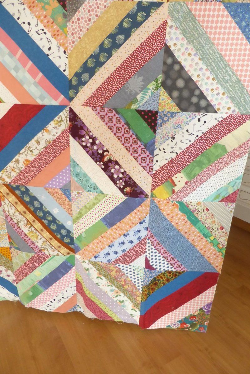 Tessuti: Quilt Top - Baumwolle 120 x 180 cm – Nuovo (secondo la descrizione) da Brunnadern venduto da pinkfaden 2