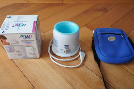 Avent Baby Flaschenwärmer mit Isoliertasche